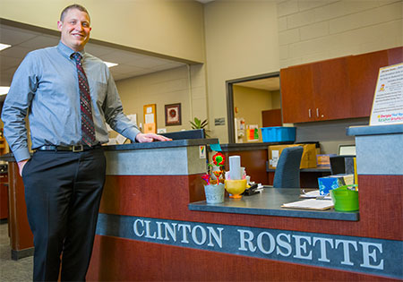 Tim Vincent, principal of Clinton Rosette Middle School, is an alum of NIU’s Principal Prep program.
