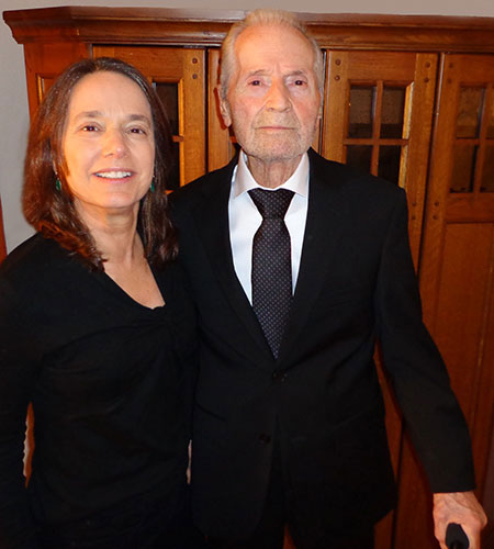 Leslie A. Sassone and her father, Nick.