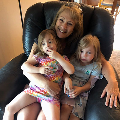 Jeanne Johnston, happy grandma!