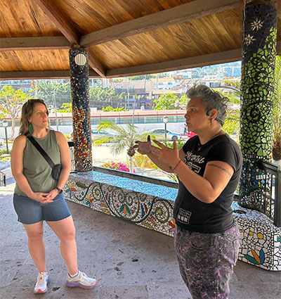 Wednesday, March 15: Artist Natasha Moraga explains the vision behind El Parque de los Azulejos.