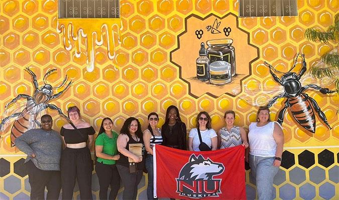 Sweet! Gilari co-owns Baymel, a store that sells honey-related products from her beehives.