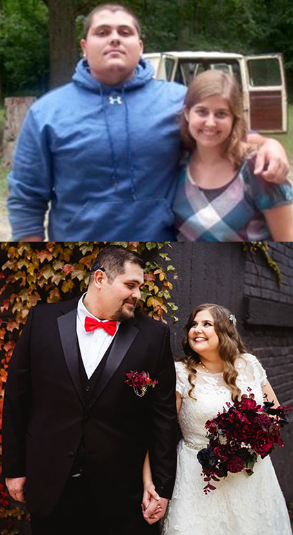 Bronson Black and Lisa Borgo met at a 2010 Lions Camp (above) as volunteers – and now they're married!