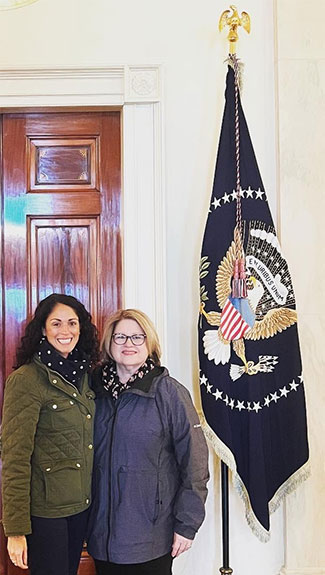 Monica Schroeder and her mother, Rosa Maria Cubria, took a tour of the White House two years ago “when we traveled there to celebrate her 70th birthday as it was her long time wish to visit there.”
