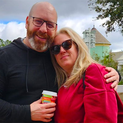 Jason Dietz and wife, Dawn, assistant principal of Dundee Highlands Elementary School in District 300.