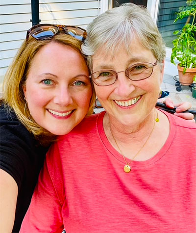Amy Howerton and her mother, Katheen Prins, who taught for 30 years after earning her NIU B.S.Ed. Elementary Education in 1972.