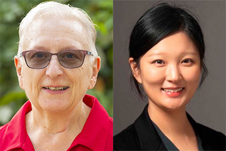 Mary Gardner and Hyoju Ahn