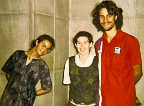 Peace Corps, Brazzaville, Congo, 1991: Jill Franke, Walker’s wife, Jill, is on the left.