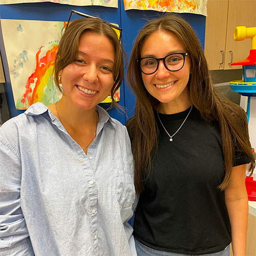 Kimberly Teal and Kristen Aragon