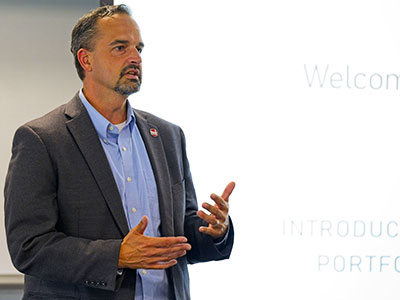 Jon Mandrell, vice president of Academics and Student Services at Sauk Valley Community College.