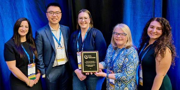 Dana Isawi, Peitao Zhu, Melissa Fickling, Suzanne Degges-White and Yenitza Guzman.