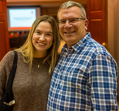 Grace DeSemdt and fan!