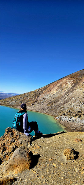 Jenn Jacobs in New Zealand.
